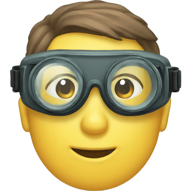 goggles for laboratory emoji