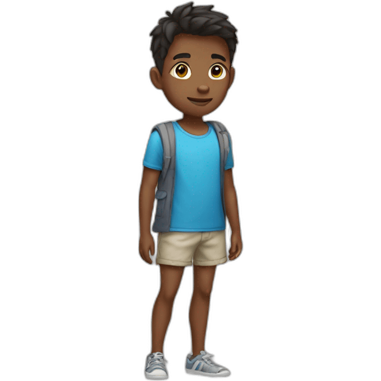 boy in shorts emoji