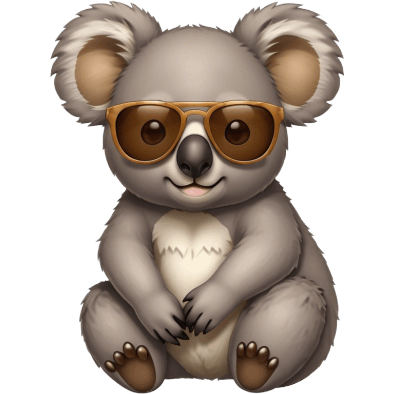 Koala with sunglasses emoji