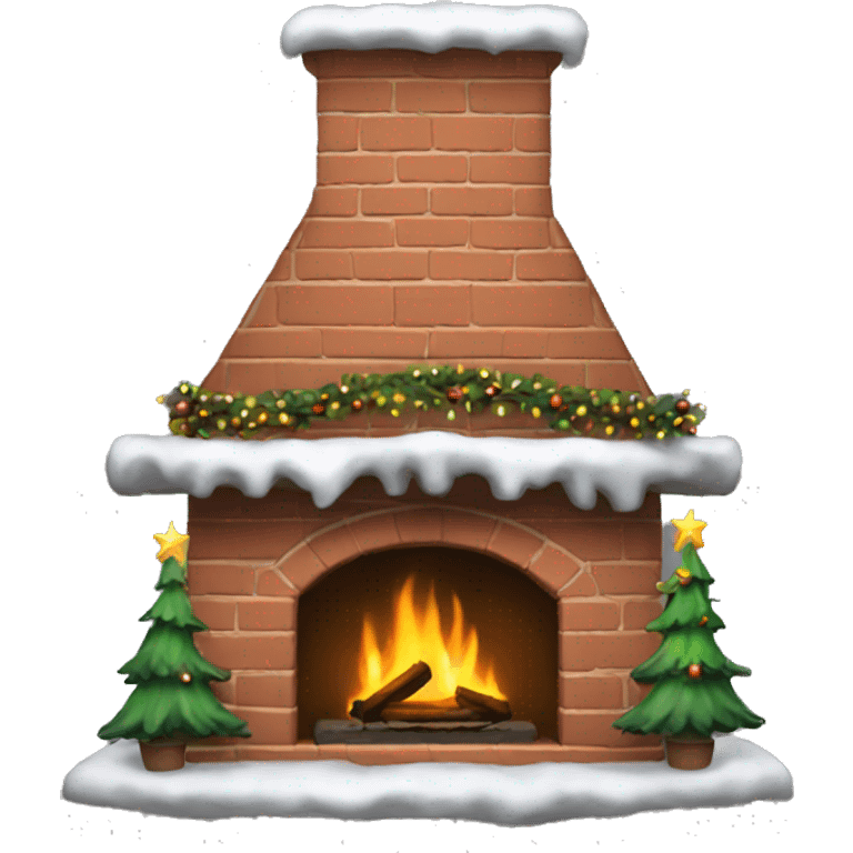 chrismas fireplace emoji