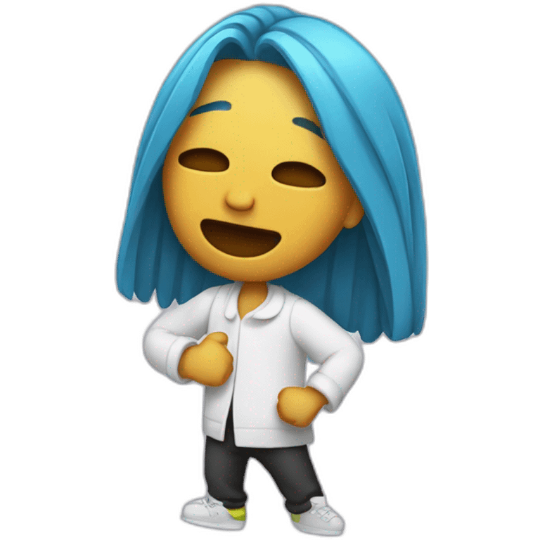 Personne qui fais en dab emoji