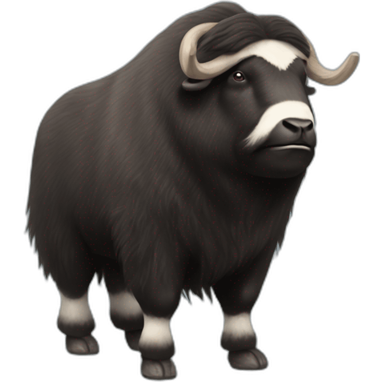 musk ox deadlifting emoji