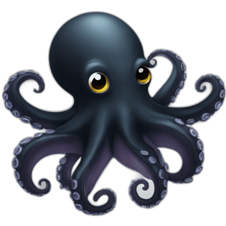 black octopus emoji