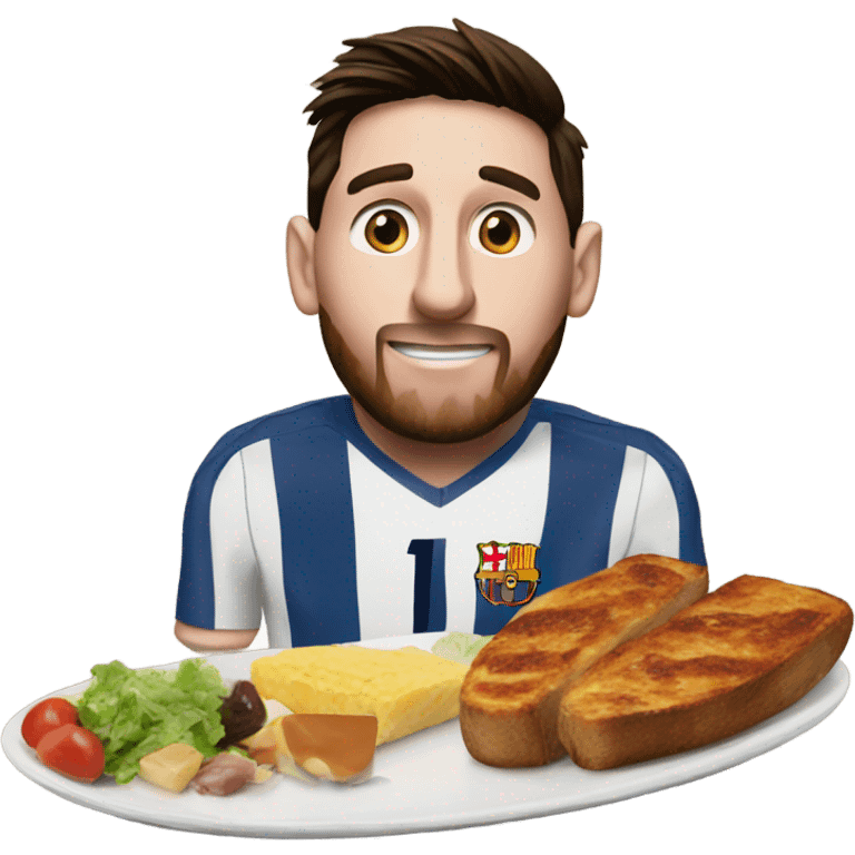 Messi meal emoji