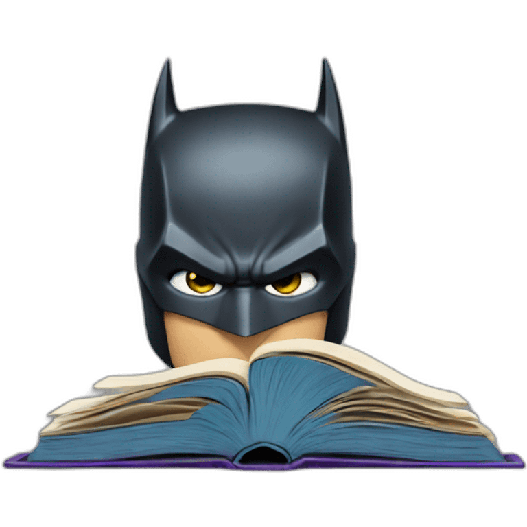 A batman book emoji