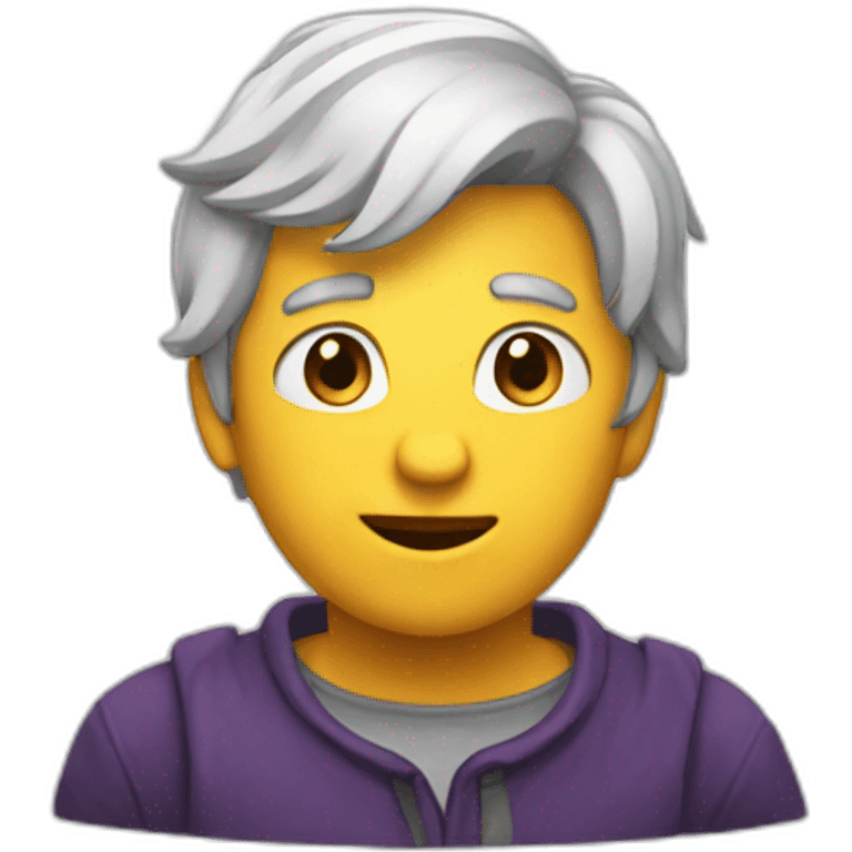 personnage géné emoji