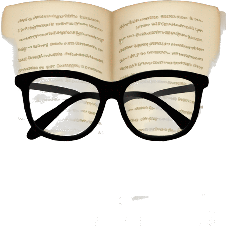 book with glasses emoji