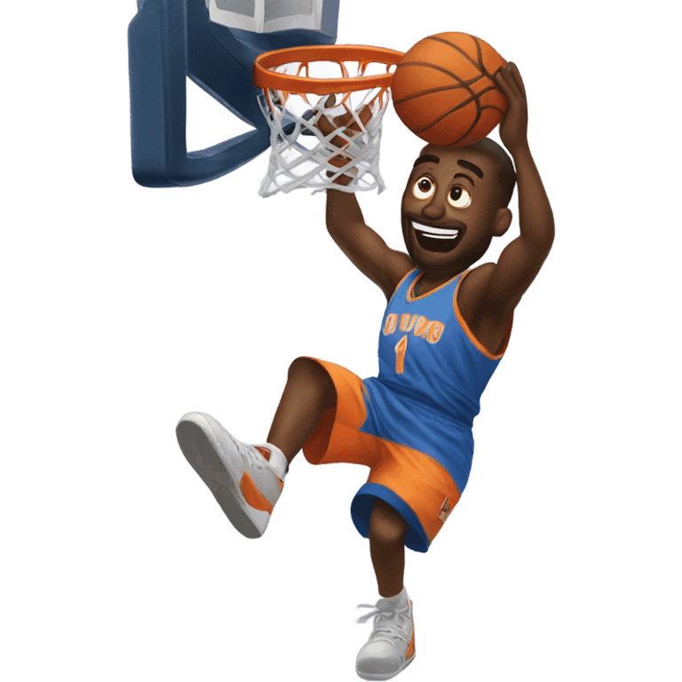 Basketball dunk emoji