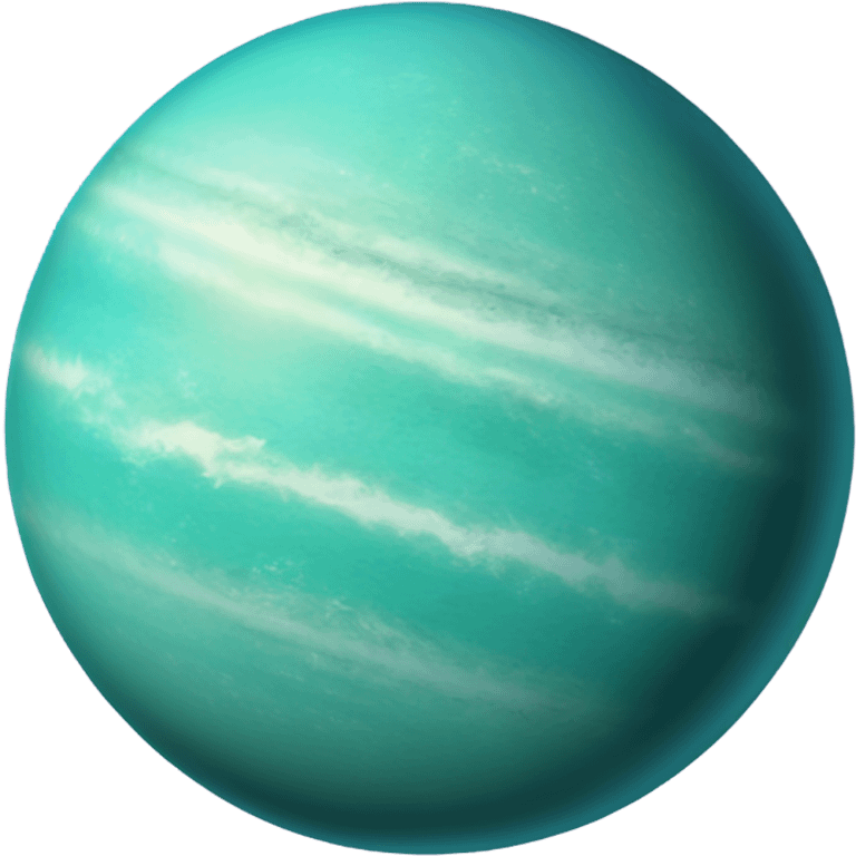 Realistic planet Uranus  emoji