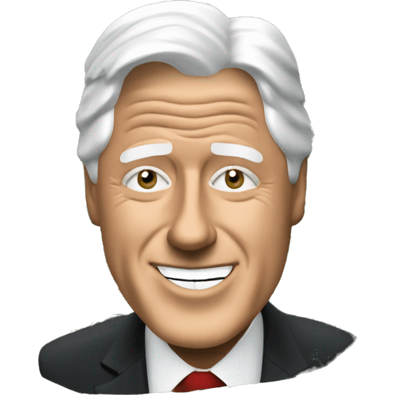 Bill Clinton whit money emoji