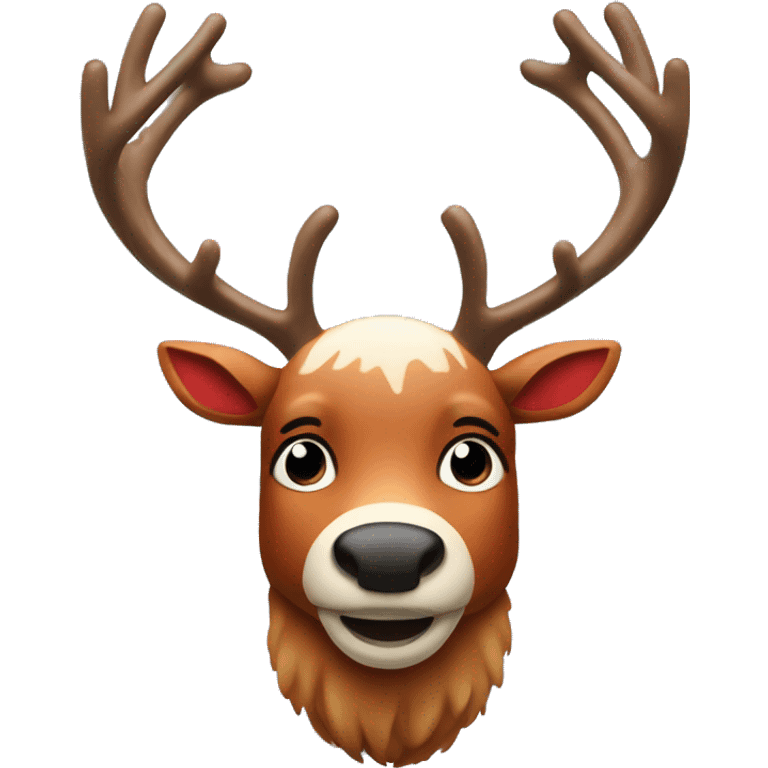 rudolph the red nosed rendeer emoji