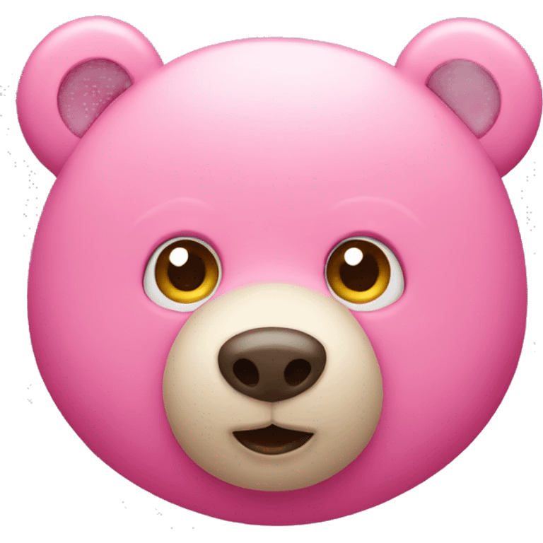 Pink bear emoji