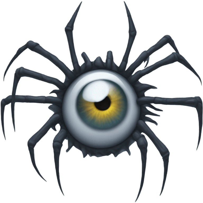 Eye with spider legs emoji