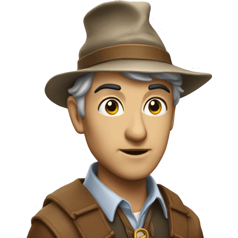 Merlin avec un chapeau emoji