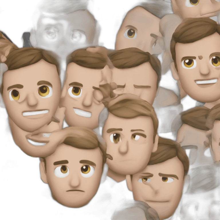 Macron en costards  emoji