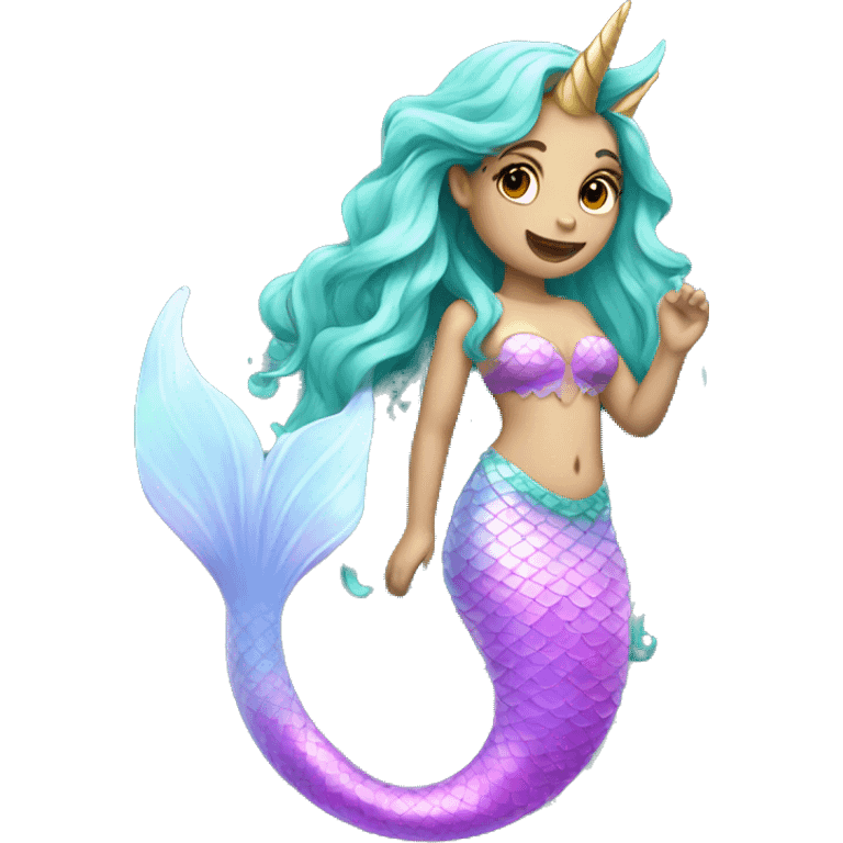 Mermaid Unicorn emoji