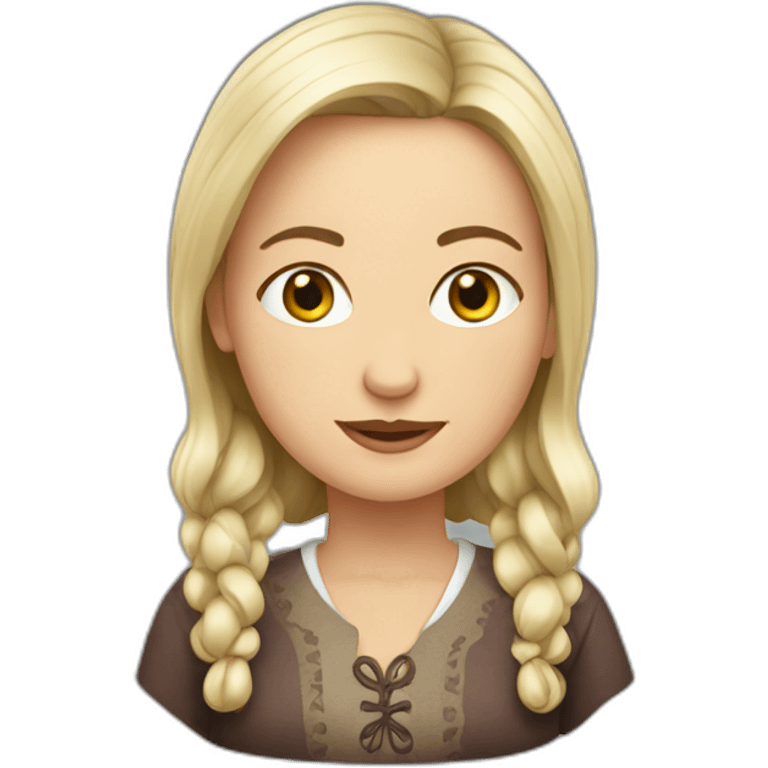 Polish woman emoji