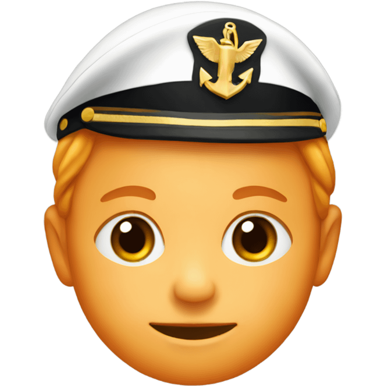 A naval orange with a baby face emoji