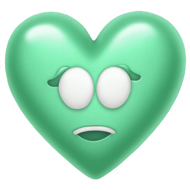 mint heart emoji