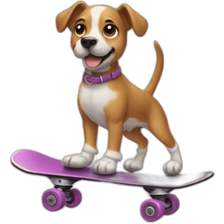 dog on skates emoji