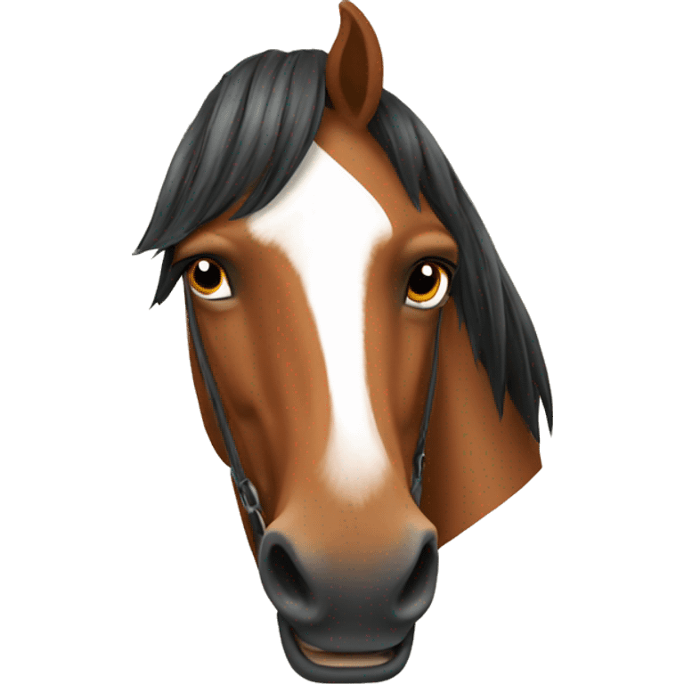 Horse in a casino playing cards  emoji