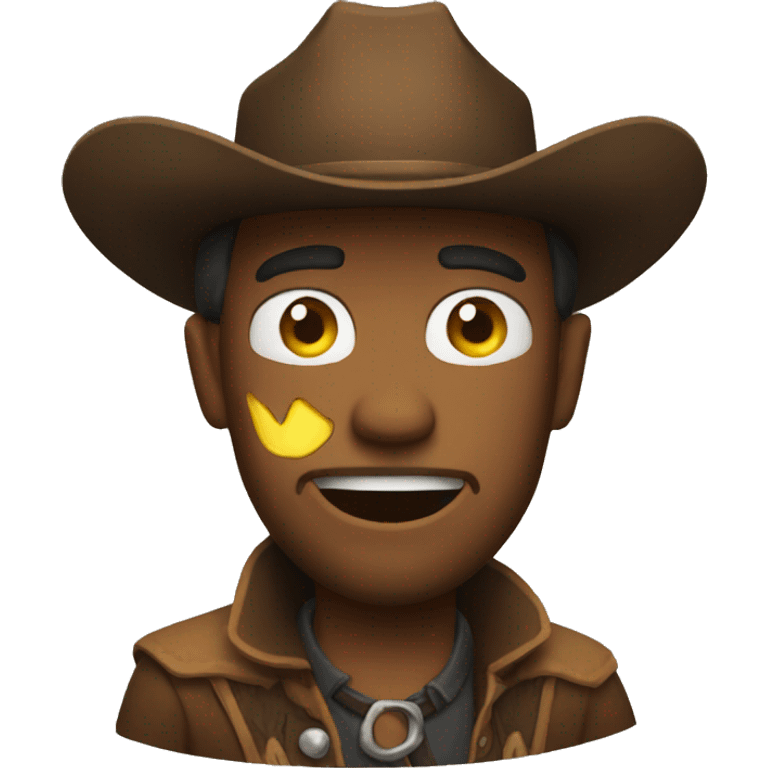 cursed cowboy emoji