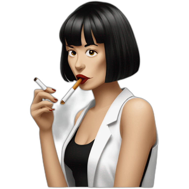 mia wallace smoking emoji