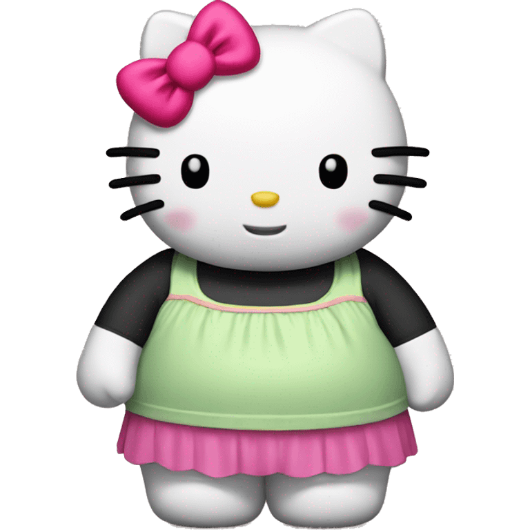 Fat Hello Kitty emoji