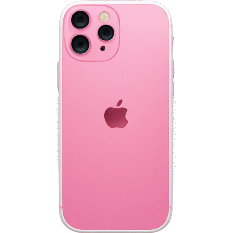 Pink iPhone 12 emoji