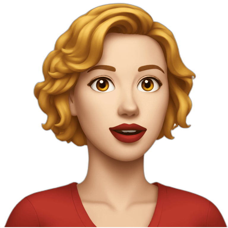 Scarlet Johansson emoji