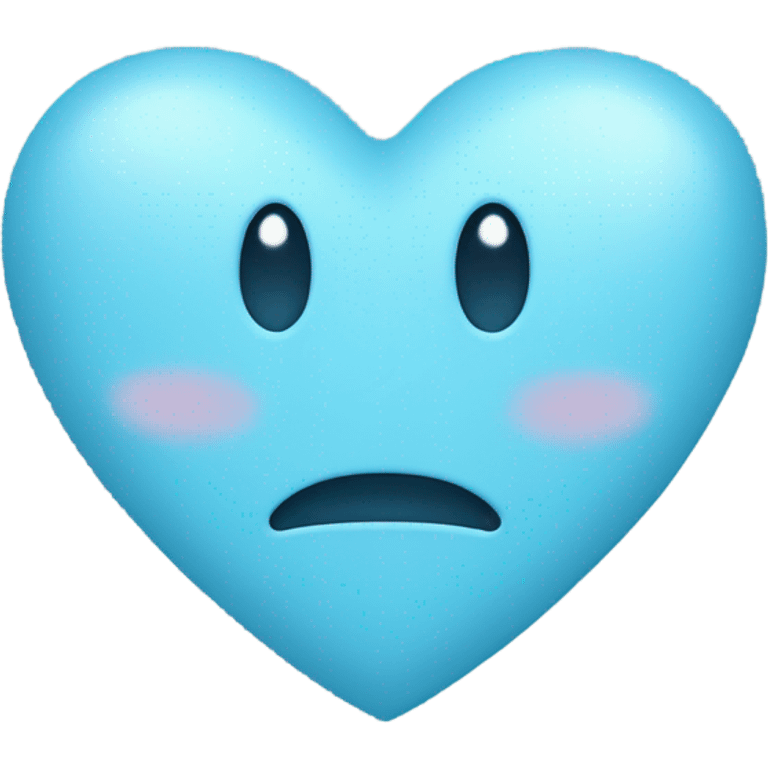 Light blue heart emoji