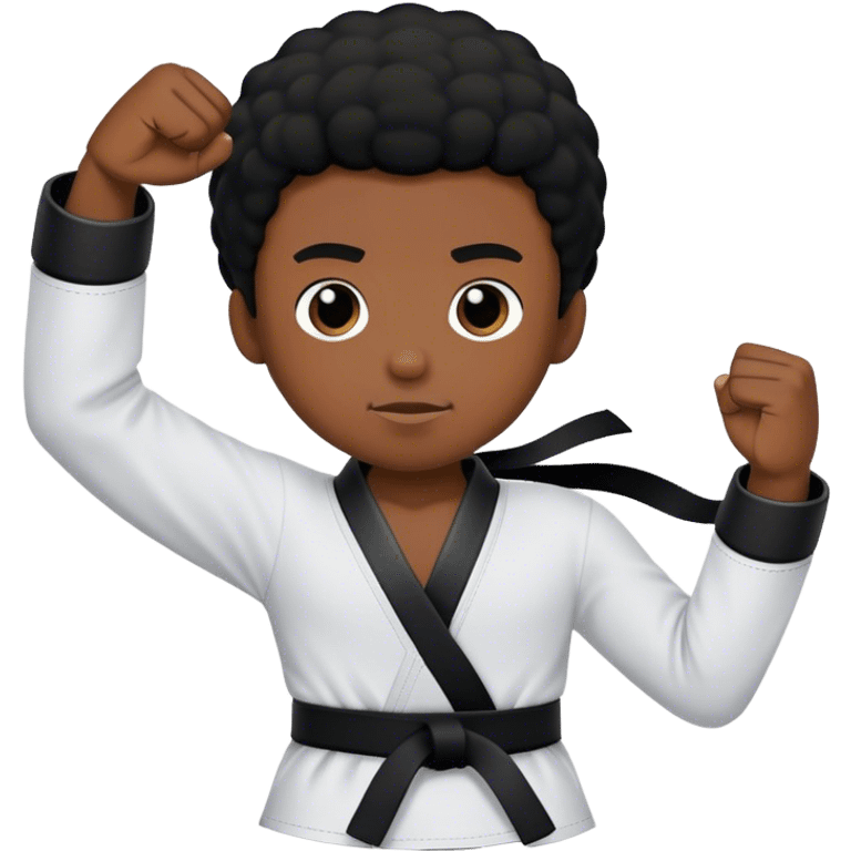 Karate kid black belt named Kaedyn emoji