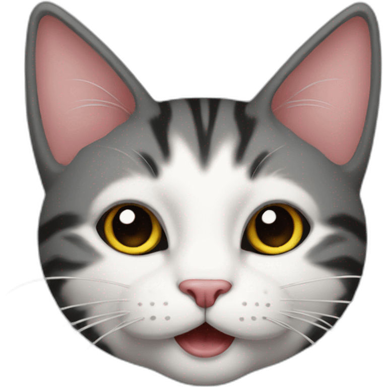 Kaars etende kat emoji