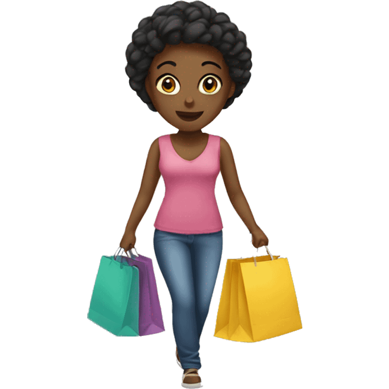 Women shopping  emoji