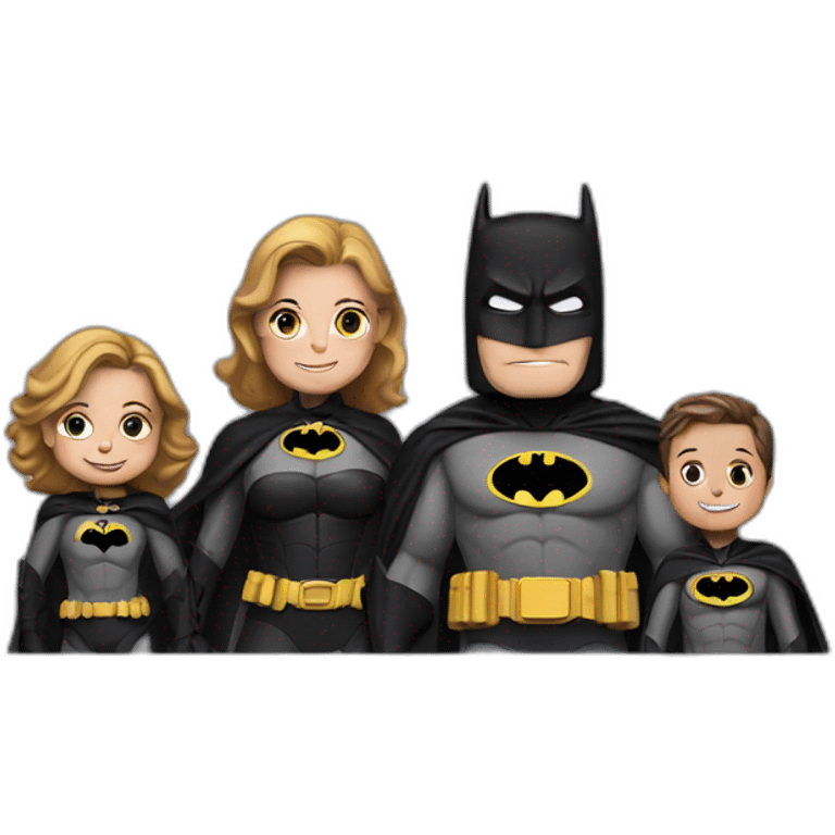 Batman family with all batsuit emoji