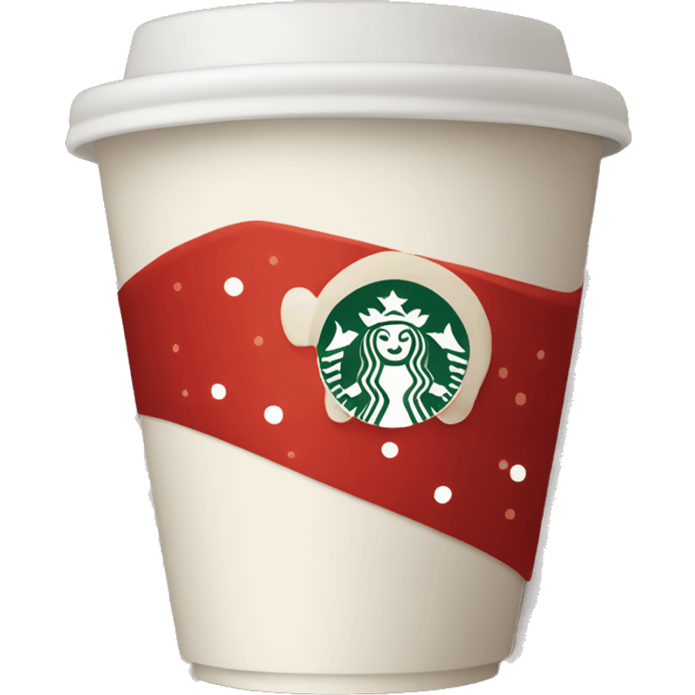 Starbucks holiday red cup emoji