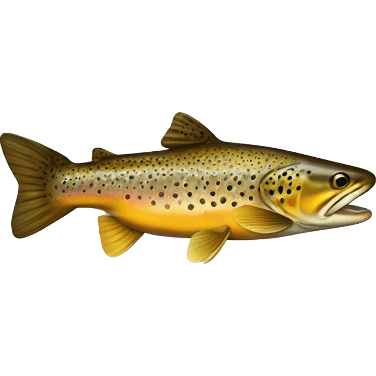 Brown trout  emoji