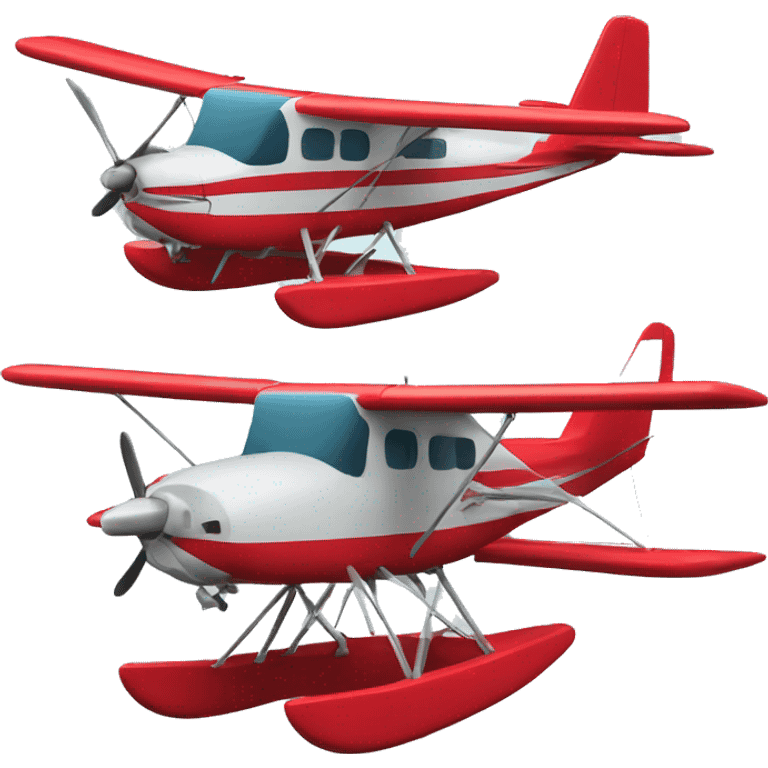 Seaplane red emoji