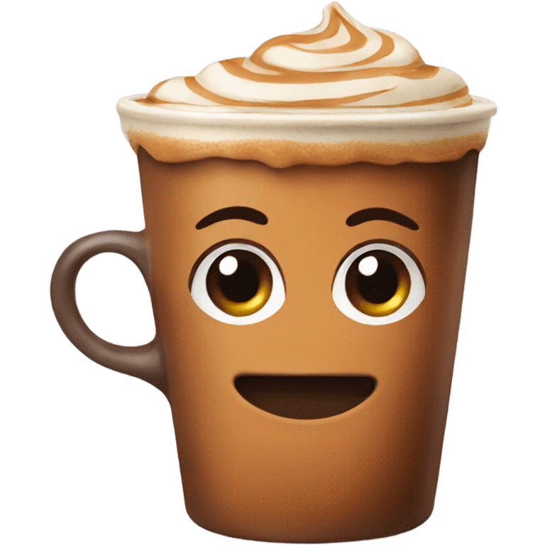 Caramel espresso emoji