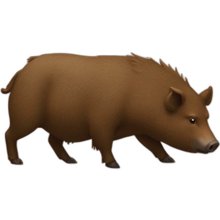 boar and bear emoji