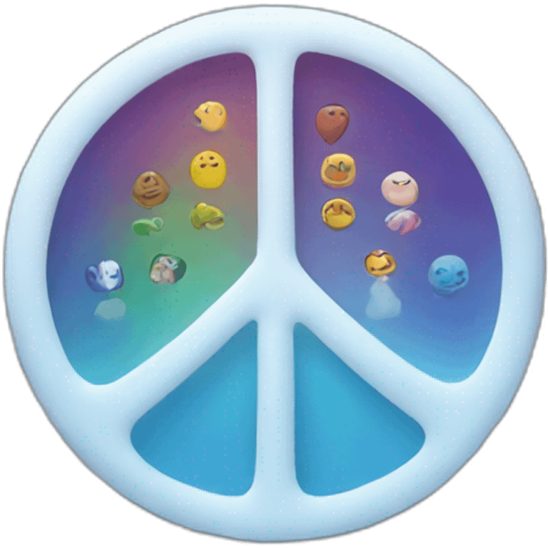 Peace and interconnectedness emoji