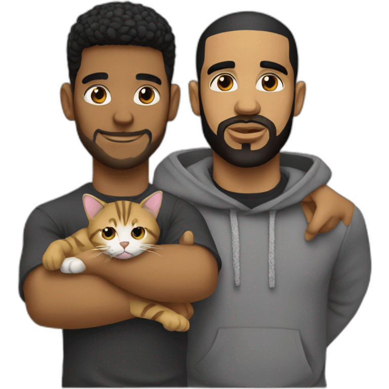 drake with cat emoji