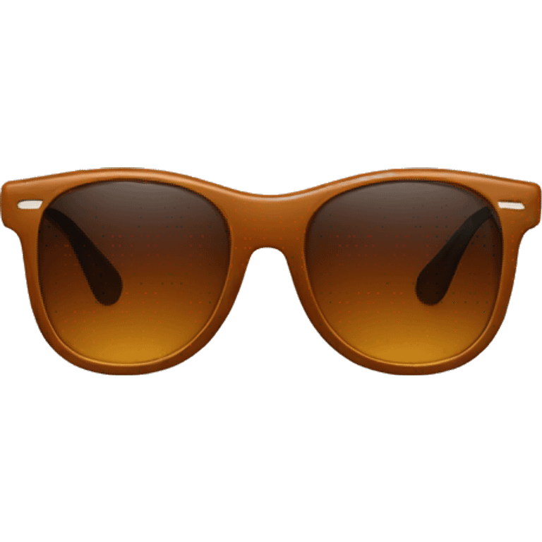 Brown sun glasses emoji