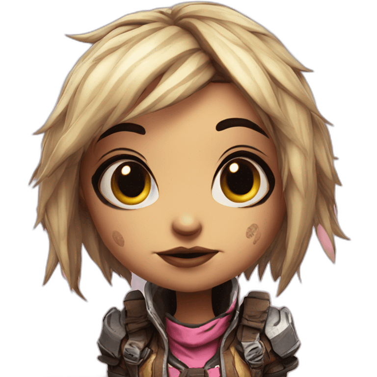 Tiny Tina from borderlands giving a kissy face emoji