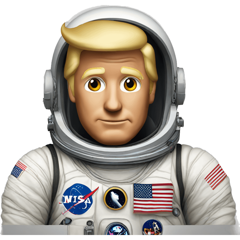 Donald Trump the American Astronaut emoji