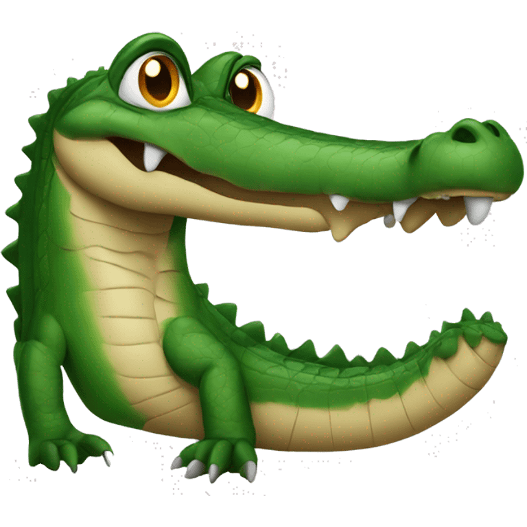 alligator with boots on emoji