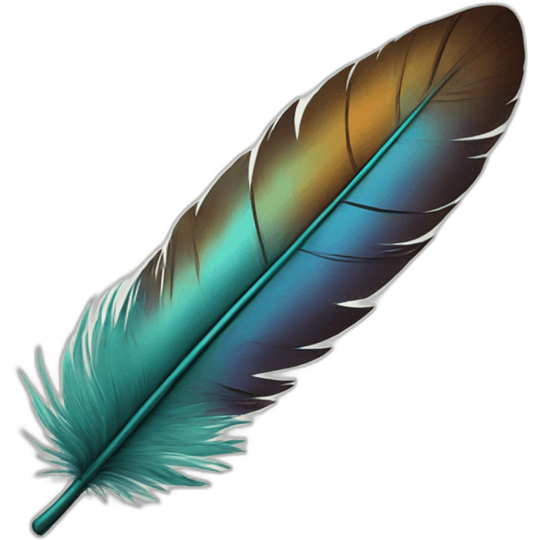 feather writing emoji