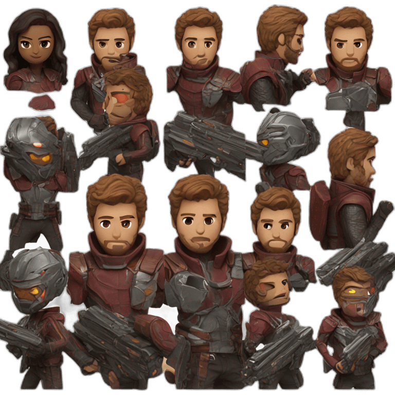 Star-lord Black emoji