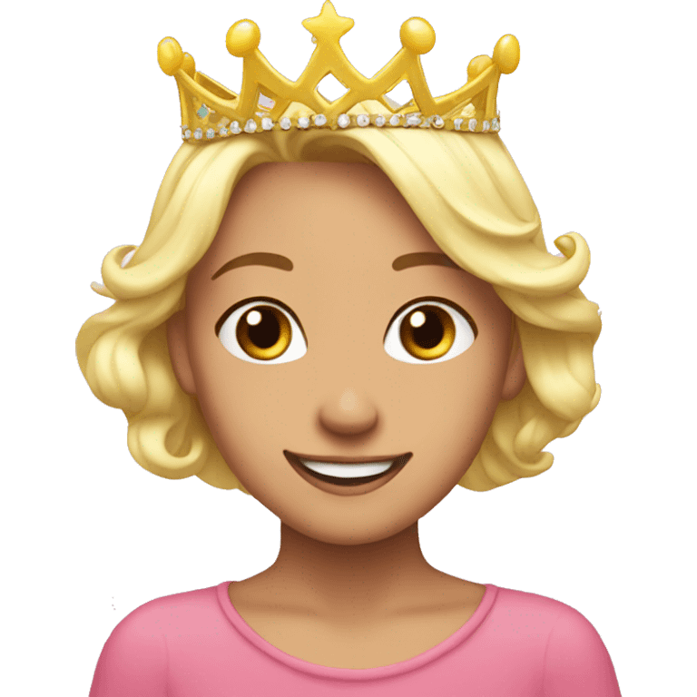 happy birthday tiara emoji