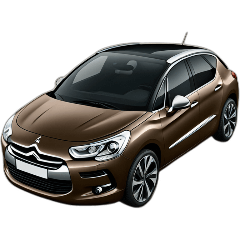 Citroën ds4 brown emoji